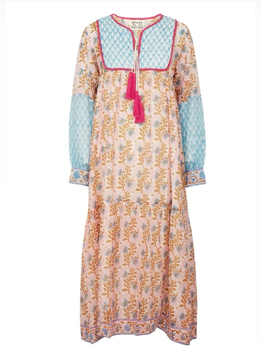 SZ Blockprints Kitty Cotton Dress size Large